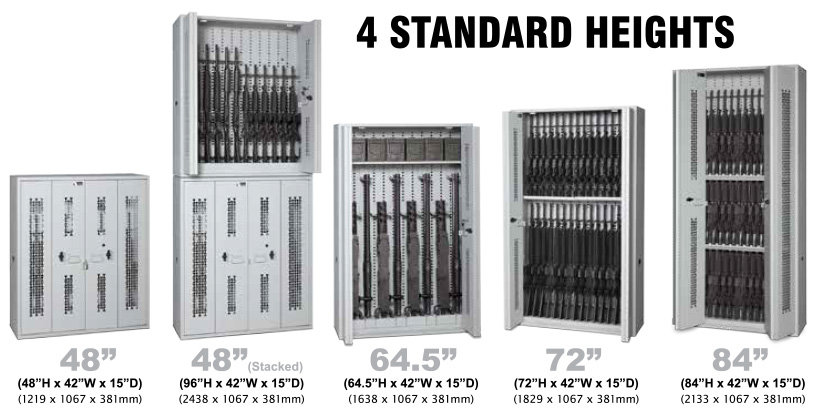 bi-fold weapons racks