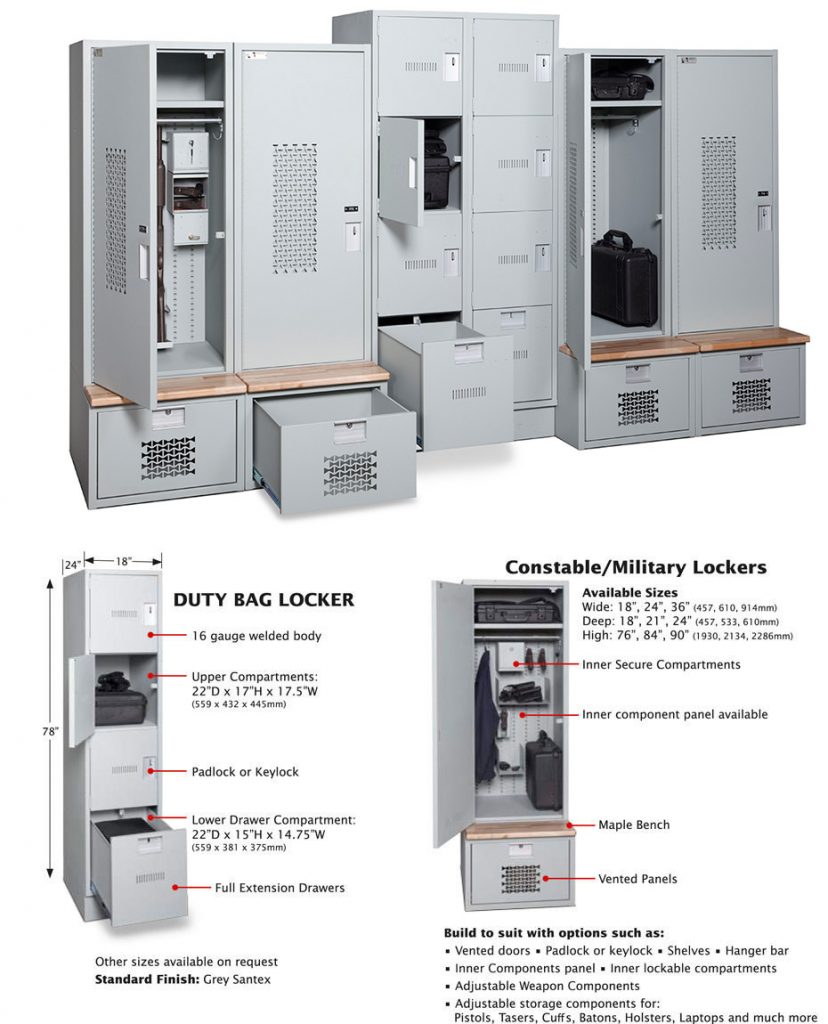 Lockers with Seats